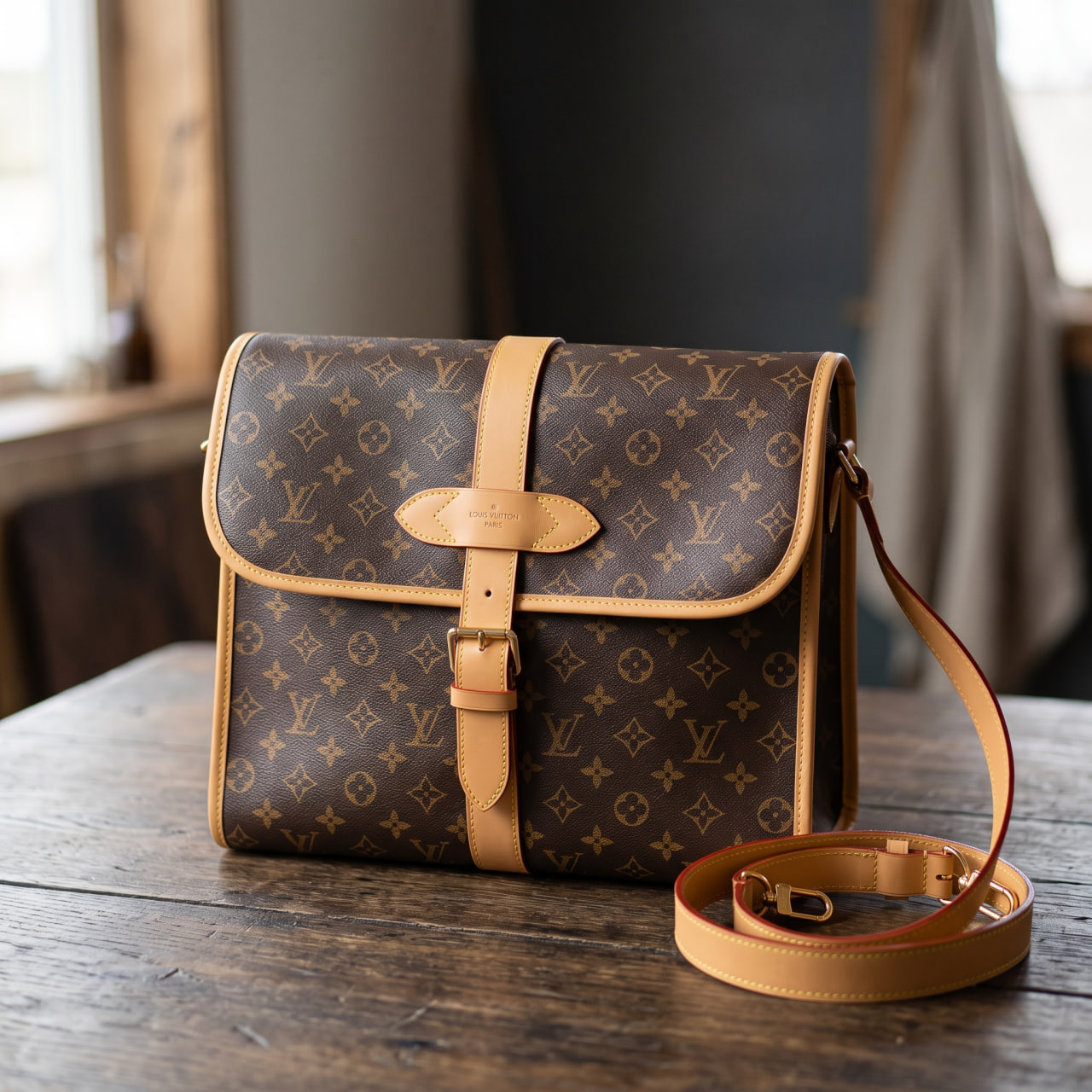 Tas Satchel Messenger Monogram Archive